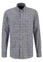 Fynch-Hatton Allover Mini Checks Button Down Overhemd Sage Green