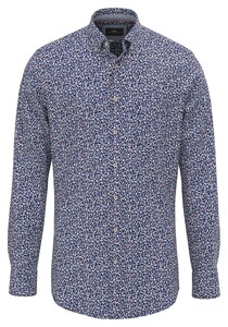 Fynch-Hatton Allover Mini Fantasy Floral Pattern Overhemd Perzik