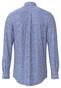 Fynch-Hatton Allover Mini Flower Pattern Overhemd Harbor Blue