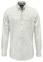 Fynch-Hatton Allover Stripe Washed Oxford Button-Down Overhemd Avocado