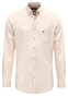 Fynch-Hatton Allover Stripe Washed Oxford Button-Down Shirt Tangerine