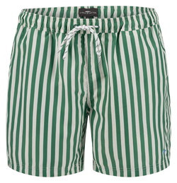 Fynch-Hatton Allover Stripes Drawstring Swim Short Jade