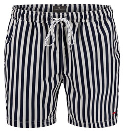 Fynch-Hatton Allover Stripes Drawstring Swim Short Marine