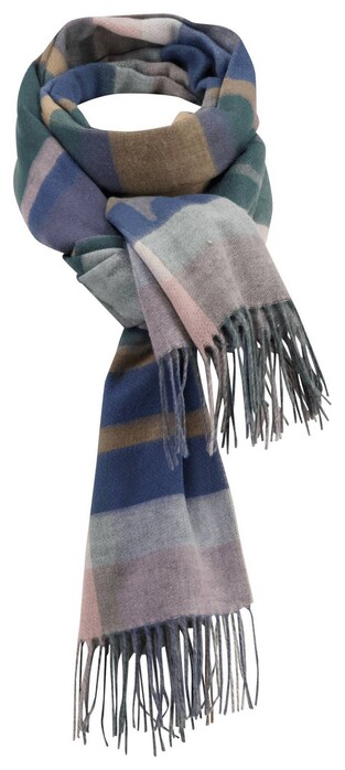 Fynch-Hatton Block Stripe Sjaal Wave-Multi