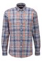 Fynch-Hatton Bold Combi Checks Overhemd Burnt Orange-Multi