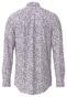 Fynch-Hatton Bold Mini Flower Pattern Button-Down Overhemd Aubergine