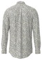 Fynch-Hatton Bold Mini Flower Pattern Button-Down Overhemd Donker Khaki