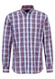 Fynch-Hatton Bold Multi Check Button Down Overhemd Tangerine-Blue