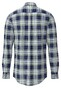 Fynch-Hatton Brushed Twill Check Button-Down Overhemd Dark Leaf