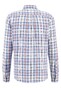 Fynch-Hatton Button Down Summer Big Checks Overhemd Light Sky