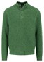 Fynch-Hatton Buttoned Troyer Soft Cotton Wool Trui Dark Leaf