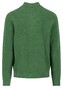 Fynch-Hatton Buttoned Troyer Soft Cotton Wool Trui Dark Leaf