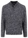 Fynch-Hatton Buttoned Troyer Twisted Mouliné Trui Charcoal