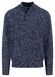 Fynch-Hatton Buttoned Troyer Twisted Mouliné Trui Navy