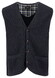 Fynch-Hatton Buttoned Vest Cotton Wool Vest Charcoal