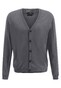 Fynch-Hatton Cardigan Buttons Merino Steel
