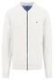 Fynch-Hatton Cardigan College Collar Superfine Cotton Vest New Off White