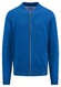 Fynch-Hatton Cardigan College Collar Superfine Cotton Vest Strong Blue