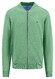 Fynch-Hatton Cardigan College Collar Superfine Cotton Vest Turf Green