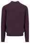 Fynch-Hatton Cardigan College Superfine 3-Ply Cotton Aubergine