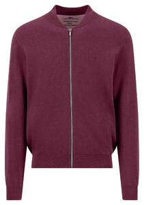 Fynch-Hatton Cardigan College Superfine 3-Ply Cotton Deep Merlot