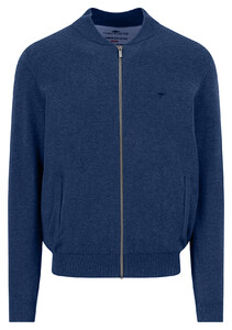 Fynch-Hatton Cardigan College Superfine 3-Ply Cotton Midnight