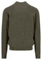 Fynch-Hatton Cardigan College Superfine 3-Ply Cotton Vest Donker Khaki