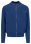 Fynch-Hatton Cardigan College Superfine 3-Ply Cotton Vest Harbor Blue