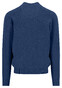 Fynch-Hatton Cardigan College Superfine 3-Ply Cotton Vest Midnight