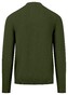Fynch-Hatton Cardigan College Zip Fine Knit Vest Dusty Olive