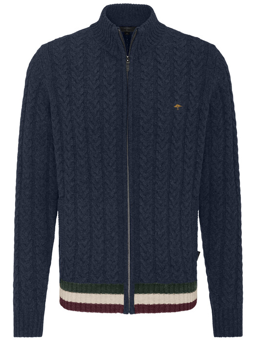 Cable Fynch Hatton Mens Cardigan-Zip