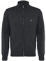 Fynch-Hatton Cardigan Zip Uni Vest Charcoal