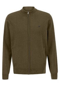 Fynch-Hatton Cardigan Zip Uni Vest Deep Forest