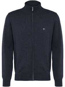 Fynch-Hatton Cardigan Zip Uni Vest Navy