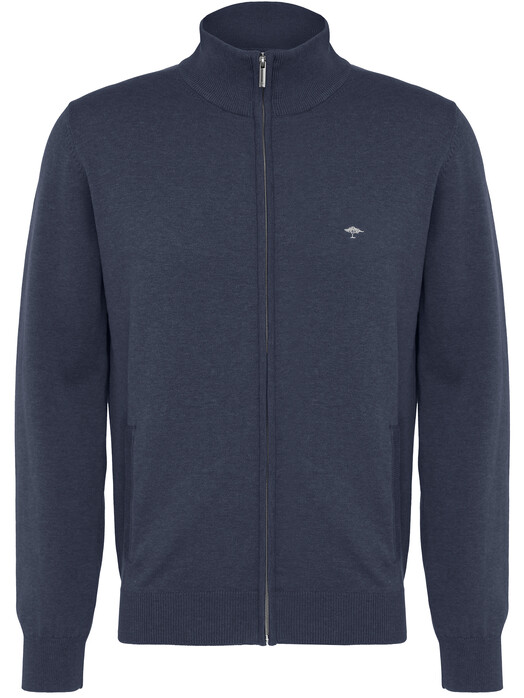 Fynch-Hatton Cardigan Zip Uni Vest Night