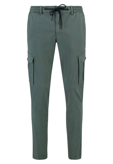 Fynch-Hatton Cargo Cotton Stretch Drawstring Pants Sage Green
