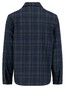Fynch-Hatton Check Wool Blend Overshirt Dark Navy