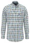 Fynch-Hatton Classic Combi Check Button-Down Overhemd Turf Green