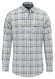 Fynch-Hatton Classic Combi Check Button Down Shirt Grass Green