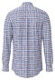 Fynch-Hatton Classic Combi Check Overhemd Strong Blue