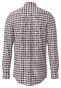Fynch-Hatton Classic Poplin Check Button-Down Overhemd Deep Merlot