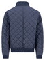 Fynch-Hatton Classic Quilted Diamond Check Blouson Dark Navy