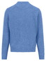 Fynch-Hatton College Collar Mélange Merino Cashmere Vest Crystal Blue