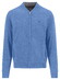 Fynch-Hatton College Collar Mélange Merino Cashmere Vest Crystal Blue