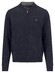 Fynch-Hatton College Collar Mélange Merino Cashmere Vest Navy