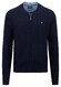 Fynch-Hatton College Collar Merino Cashmere Vest Navy