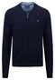 Fynch-Hatton College Collar Merino Cashmere Vest Navy