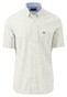 Fynch-Hatton Colored Mini Multi Leaves Button Down Overhemd Bladgroen