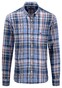 Fynch-Hatton Colorful Allover Bold Checks Button Down Overhemd Orient Red-Navy
