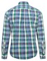 Fynch-Hatton Colorful Check Button Down Overhemd Grasgroen